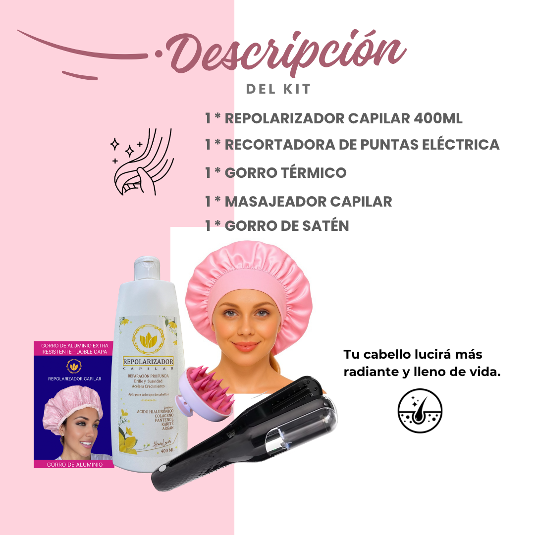 Kit Recortadora de Puntas + Repolarización